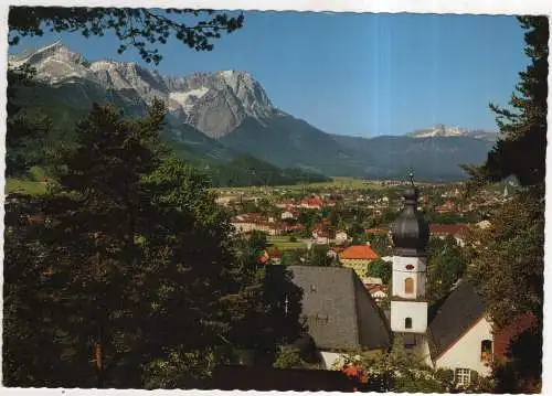 [Ansichtskarte] GERMANY - Garmisch-Partenkirchen - St. Anton gegen Zugspitzgruppe. 