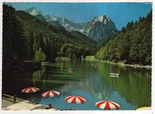 [Ansichtskarte] GERMANY - Garmisch-Partenkirchen - Rießersee. 