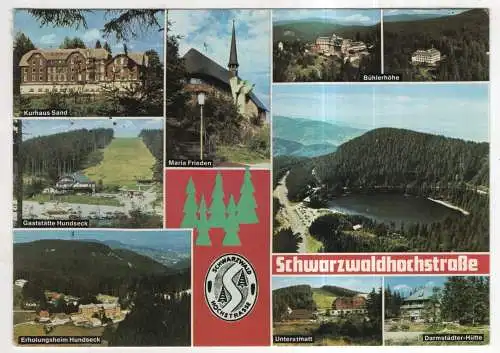 [Ansichtskarte] GERMANY - Schwarzwald / Schwarzwaldhochstraße. 