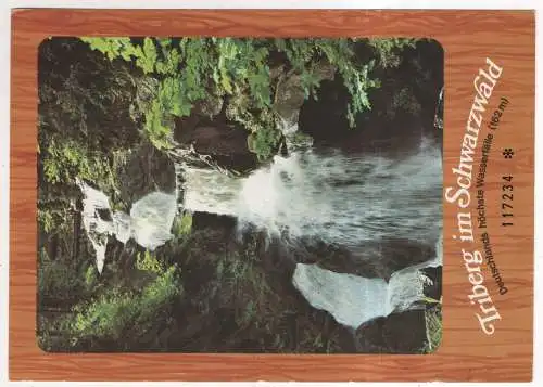 [Ansichtskarte] GERMANY - Triberg im Schwarzwald  - Wasserfälle. 