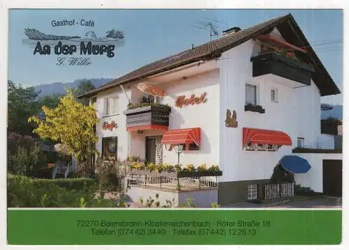 [Ansichtskarte] GERMANY - Baiersbronn - Klosterreichenbach - Gasthof-Café An der Murg. 