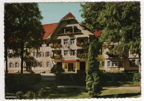 [Ansichtskarte] GERMANY - Schönmünzach / Schwarzwald - Kurhotel Post. 