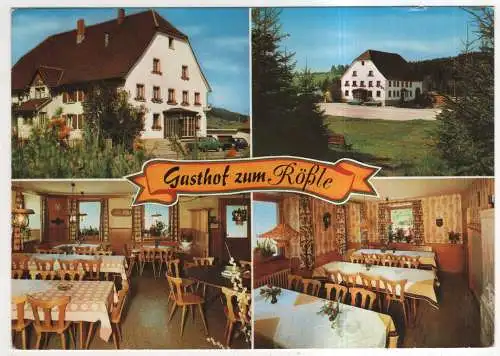 [Ansichtskarte] GERMANY - St. Georgen - Stockburg / Schwarzwald - Gasthof und Pension zum Rößle. 