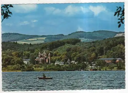 [Ansichtskarte] GERMANY - Laacher See mit Kloster Maria Laach. 