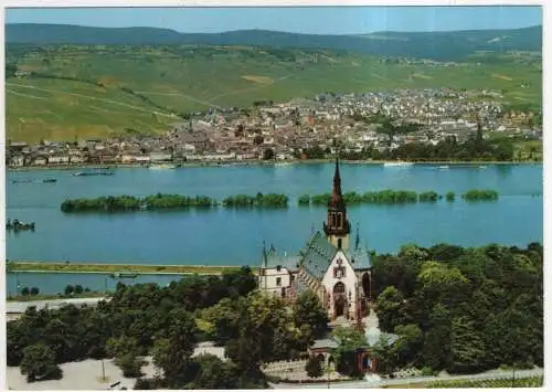 [Ansichtskarte] GERMANY - St. Rochuskapelle b. Bingen a. Rhein m. Stadt Rüdesheim. 