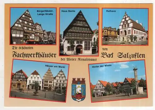 [Ansichtskarte] GERMANY - Bad Salzuflen - Fachwerkhäuser. 