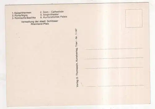 [Ansichtskarte] GERMANY - Trier. 