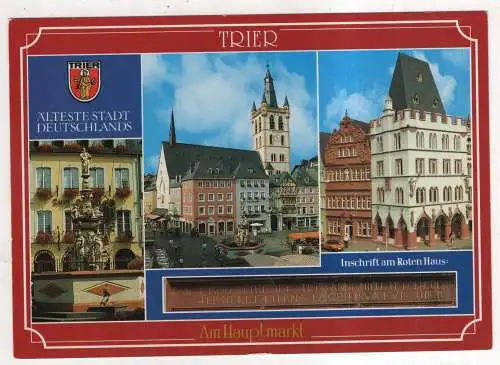 [Ansichtskarte] GERMANY - Trier - Am Hauptmarkt. 