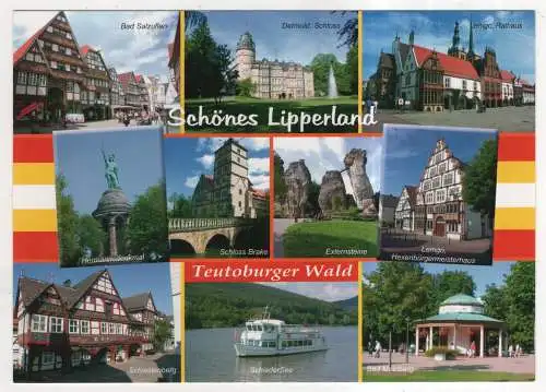 [Ansichtskarte] GERMANY - Schönes Lipperland - Teutoburger Wald. 