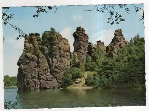 [Ansichtskarte] GERMANY - Die Externsteine im Teutoburger Wald. 