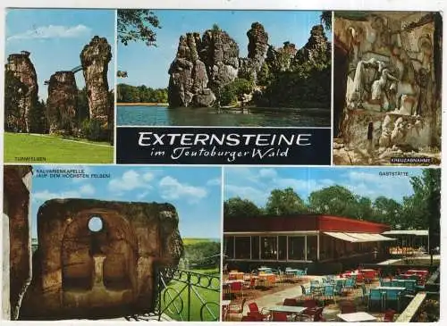 [Ansichtskarte] GERMANY - Externsteine im Teutoburger Wald. 