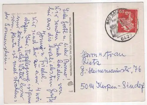 [Ansichtskarte] GERMANY - Bad Salzschlirf. 