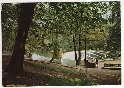 [Ansichtskarte] GERMANY - Moers - Wasserspiele im Schloßpark. 