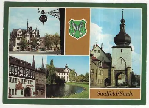 [Ansichtskarte] GERMANY - Saalfeld / Saale. 