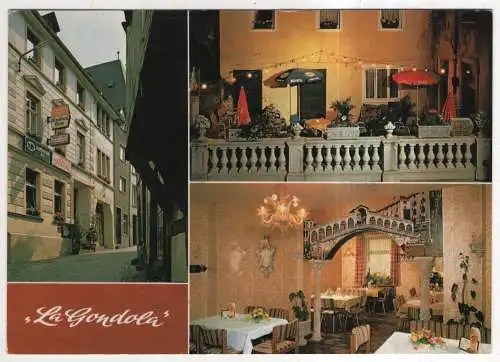 [Ansichtskarte] GERMANY - Bernkastel-Kues - Restaurant und Pension La Gondola. 