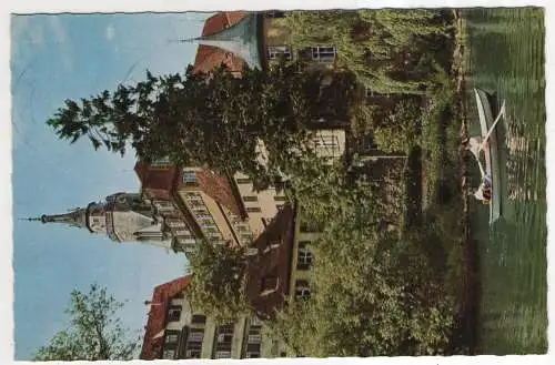 [Ansichtskarte] GERMANY - Tübingen - Hölderlinturm, Alte Aula und Stiftskirche. 