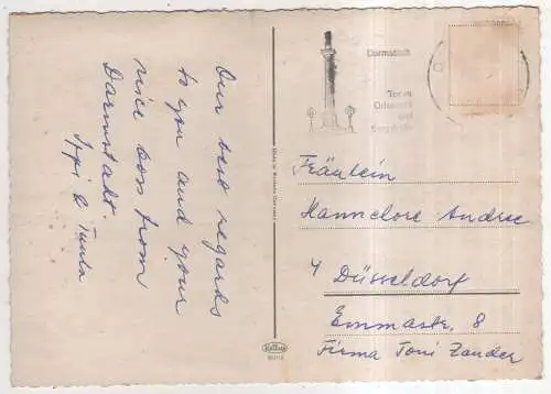 [Ansichtskarte] GERMANY - Darmstadt. 