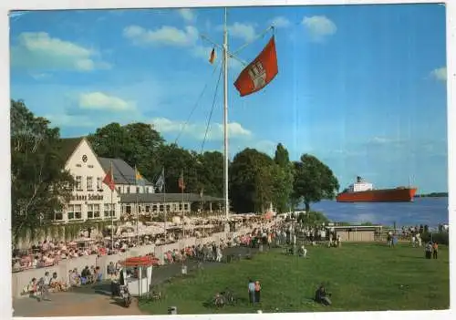 [Ansichtskarte] GERMANY - Wedel bei Hamburg - Willkomm-Höft Schulauer Fährhaus. 