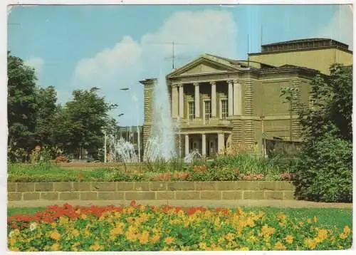 [Ansichtskarte] GERMANY - Halle / Saale - Theater des Friedens. 