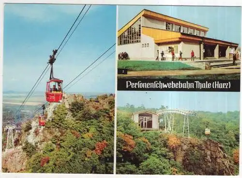 [Ansichtskarte] GERMANY - Thale / Harz - Personenschwebebahn. 