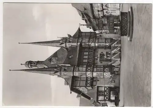 [Ansichtskarte] GERMANY - Wernigerode / Harz - Rathaus. 