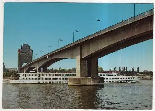 [Ansichtskarte] GERMANY - Worms am Rhein - Rheinbrücke. 