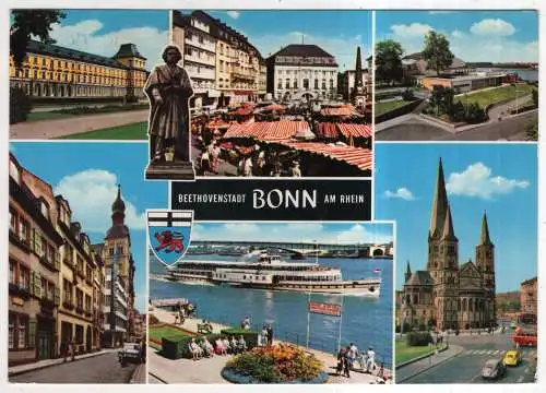 [Ansichtskarte] GERMANY - Bonn am Rhein. 