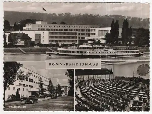 [Ansichtskarte] GERMANY - Bonn am Rhein - Bundeshaus. 