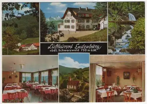 [Ansichtskarte] GERMANY - Endenburg / südl. Schwarzwald - Berggasthof - Café - Pension Alpenblick. 