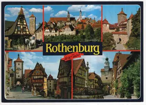 [Ansichtskarte] GERMANY - Rothenburg ob der Tauber. 