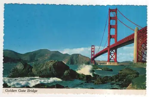 [Ansichtskarte] USA - San Francisco - Golden Gate Bridge. 