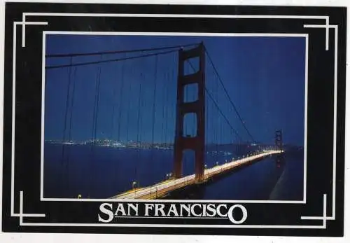 [Ansichtskarte] USA - San Francisco - The Golden Gate Bridge. 