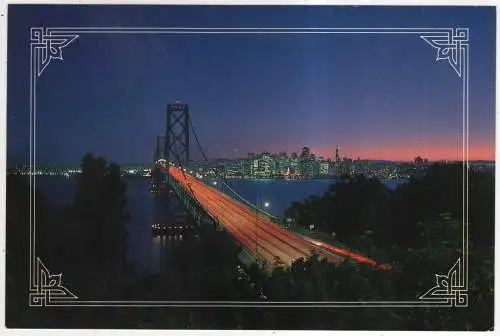 [Ansichtskarte] USA - Bay Bridge & San Francisco. 