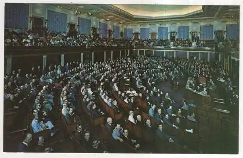 [Ansichtskarte] USA - Washington D. C. - United States House of Representatives. 