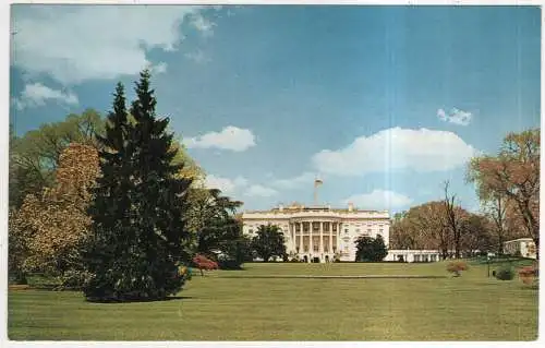 [Ansichtskarte] USA - Washington D. C. - The White House and Grounds. 