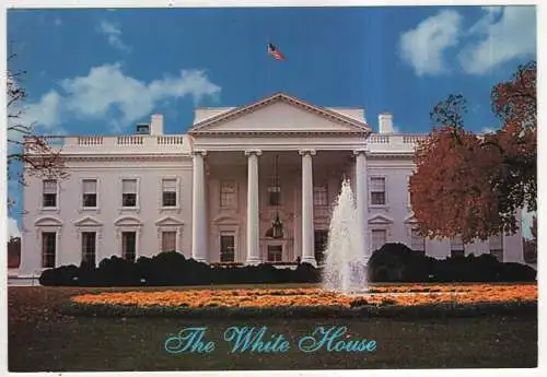 [Ansichtskarte] USA - Washington D. C. - The White House. 