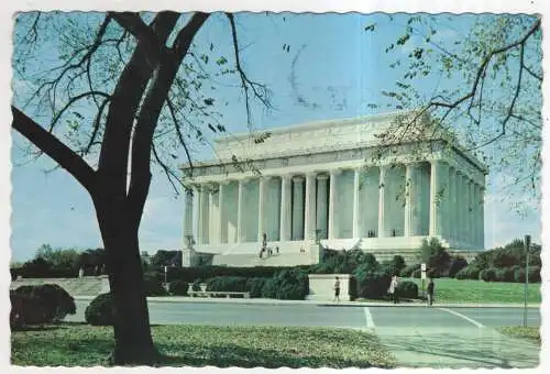 [Ansichtskarte] USA - Washington D. C.  - the Lincoln Memorial. 