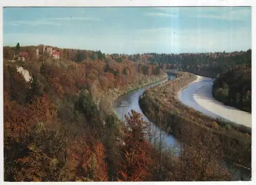 [Ansichtskarte] GERMANY - Im schönen Isartal - Blick auf  Burg Schwaneck. 