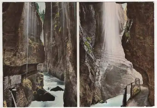 [Ansichtskarte] GERMANY - Partnachklamm - Schleierfall. 