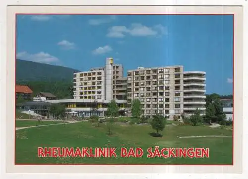 [Ansichtskarte] GERMANY - Bad Säckingen - Rheumaklinik. 