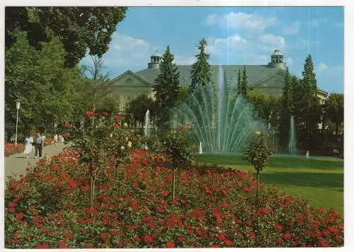 [Ansichtskarte] GERMANY - Bad Kissingen - Rosengarten mit Regentenbau. 