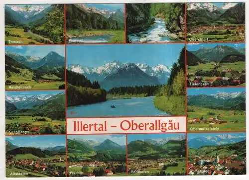 [Ansichtskarte] GERMANY - Illertal - Oberallgäu. 