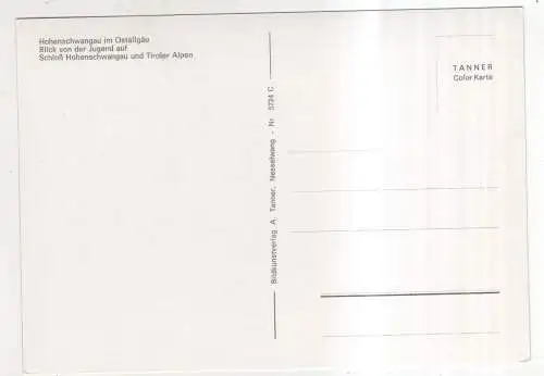[Ansichtskarte] GERMANY - Hohenschwangau im Ostallgäu. 