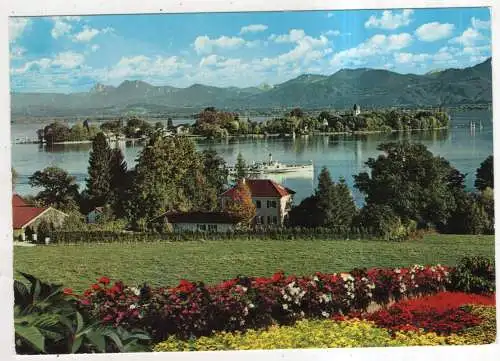 [Ansichtskarte] GERMANY - Chiemsee in Oberbayern mit Fraueninsel. 