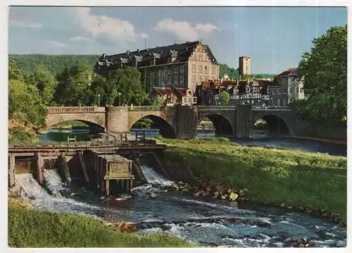 [Ansichtskarte] GERMANY - Hann. Münden - Alte Werrabrücke und Welfenschloß. 