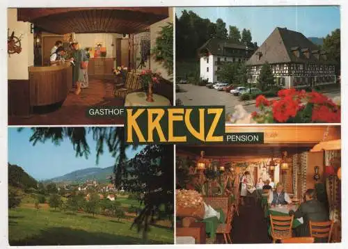 [Ansichtskarte] GERMANY - Glottertal bei Freiburg / Schwarzwald - Gasthof-Hotel Kreuz mit Landhaus. 