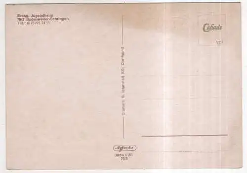 [Ansichtskarte] GERMANY - Badenweiler - Sehringen - Evangl. Jugendheim. 