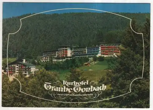 [Ansichtskarte] GERMANY - Baiersbronn - Tonbach / Schwarzwald - Kurhotel Traube Tonbach. 