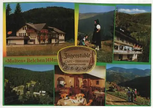 [Ansichtskarte] GERMANY - Multen-Belchen / Schw. - Gasthaus-Café-Pension Jägerstüble. 