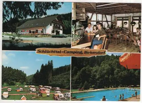 [Ansichtskarte] GERMANY - Ühlingen-Birkendorf / südl. Schwarzwald - Schlüchttalcamping Birkendorf. 